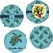 Sea Turtles Set of Lunch / Dinner Plates