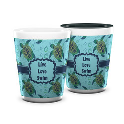Sea Turtles Ceramic Shot Glass - 1.5 oz