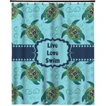 Sea Turtles Extra Long Shower Curtain - 70"x84" (Personalized)