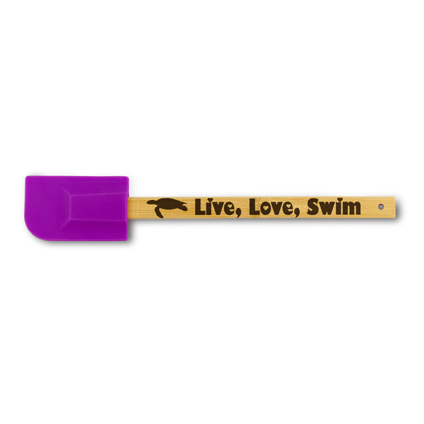 Custom Sea Turtles Silicone Spatula - Purple