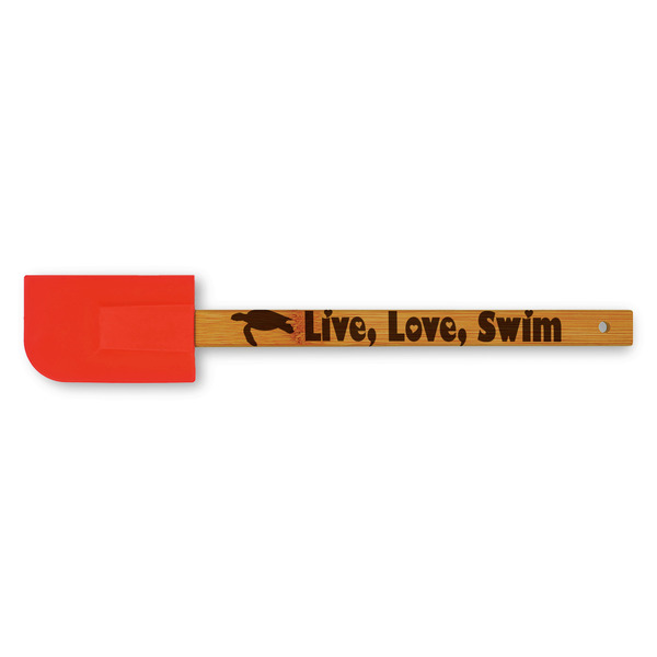 Custom Sea Turtles Silicone Spatula - Red