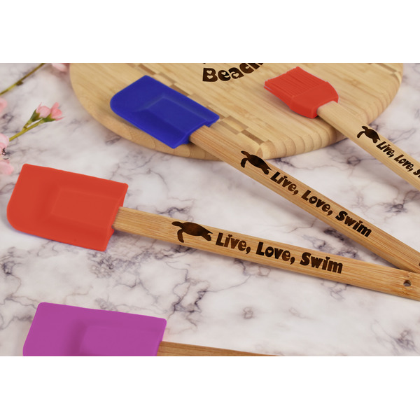 Sea Turtles Silicone Spatula - Red - Lifestyle