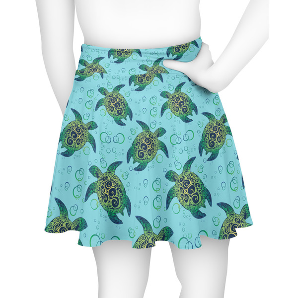 Sea Turtles Skater Skirt - Back