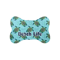 Sea Turtles Bone Shaped Dog Food Mat (Small)
