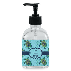 Sea Turtles Glass Soap & Lotion Bottle - Single Bottle