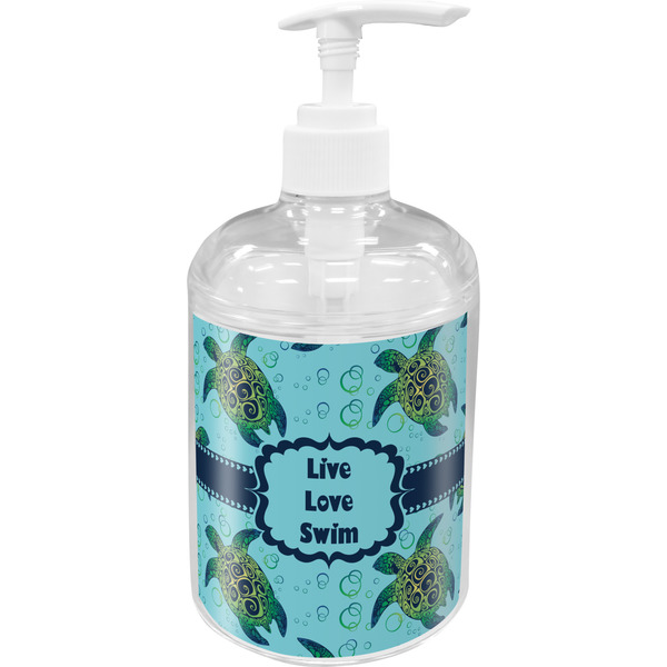 Custom Sea Turtles Acrylic Soap & Lotion Bottle