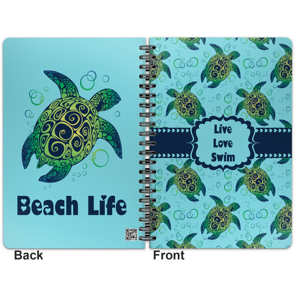 Sea Turtles Spiral Journal 7 x 10 - Apvl