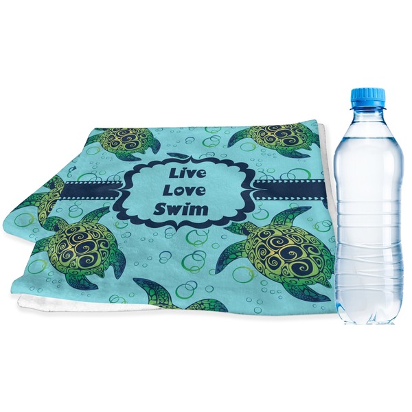 Custom Sea Turtles Sports & Fitness Towel (Personalized)