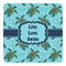 Sea Turtles Square Decal - Medium (Personalized)
