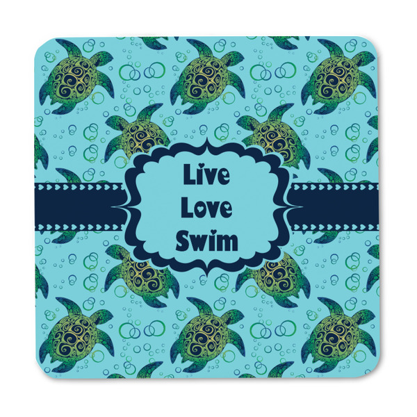 Sea Turtles Square Fridge Magnet - FRONT