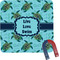 Sea Turtles Square Fridge Magnet (Personalized)