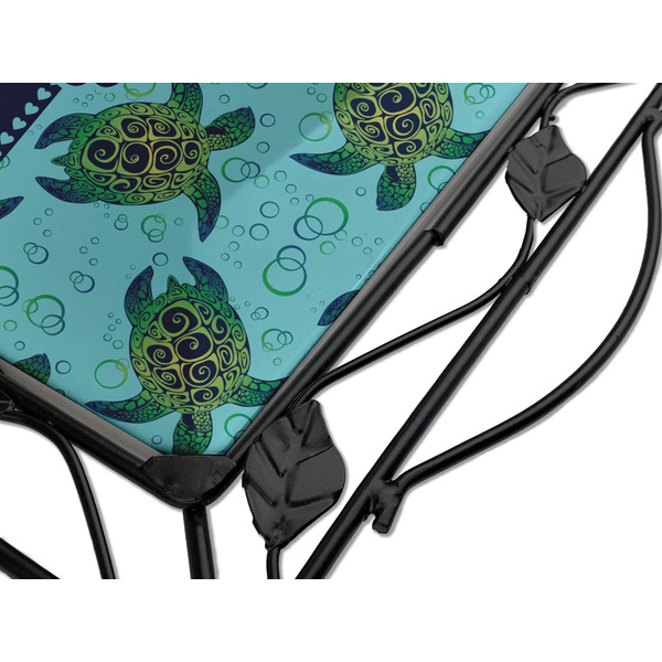 Sea Turtles Square Trivet - Detail