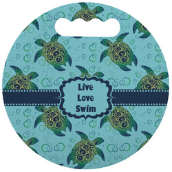 Sea Turtles Stadium Cushion (Round) (Personalized)