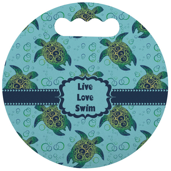 Custom Sea Turtles Stadium Cushion (Round) (Personalized)