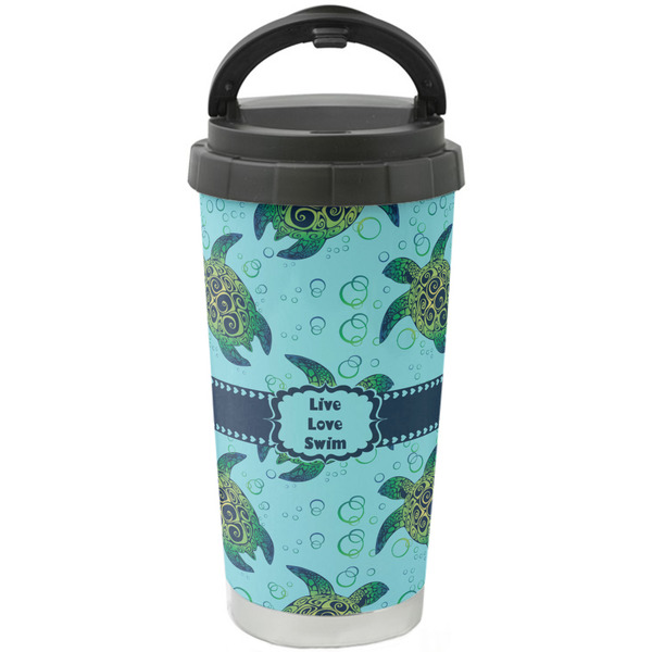 Custom Sea Turtles Stainless Steel Coffee Tumbler (Personalized)