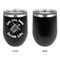 Sea Turtles Stainless Wine Tumblers - Black - Single Sided - Approval