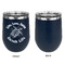 Sea Turtles Stainless Wine Tumblers - Navy - Single Sided - Approval