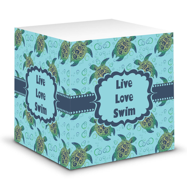 Custom Sea Turtles Sticky Note Cube (Personalized)