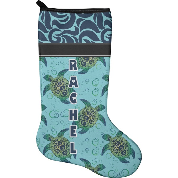 Custom Sea Turtles Holiday Stocking - Neoprene