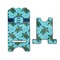 Sea Turtles Stylized Phone Stand - Front & Back - Large