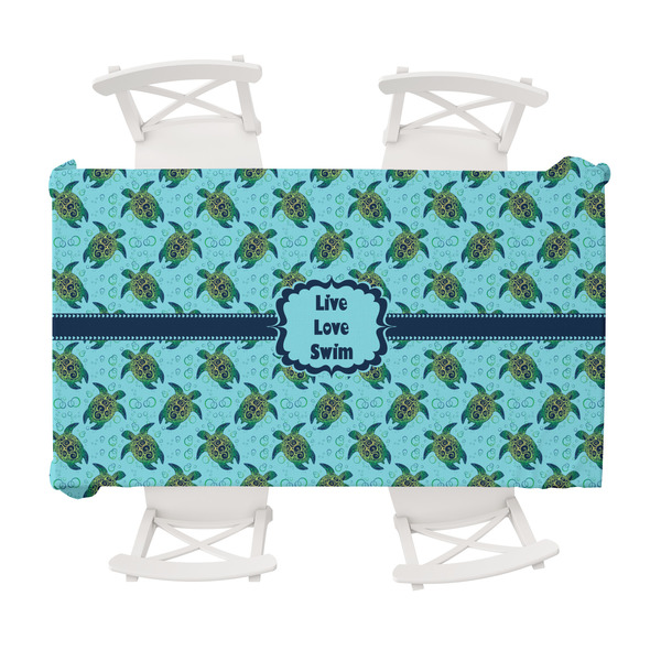 Custom Sea Turtles Tablecloth - 58"x102" (Personalized)