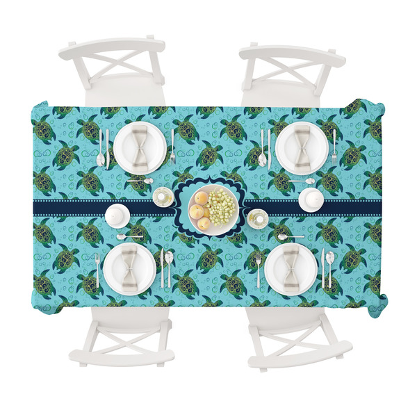 Sea Turtles Tablecloths (58"x102") - TOP VIEW