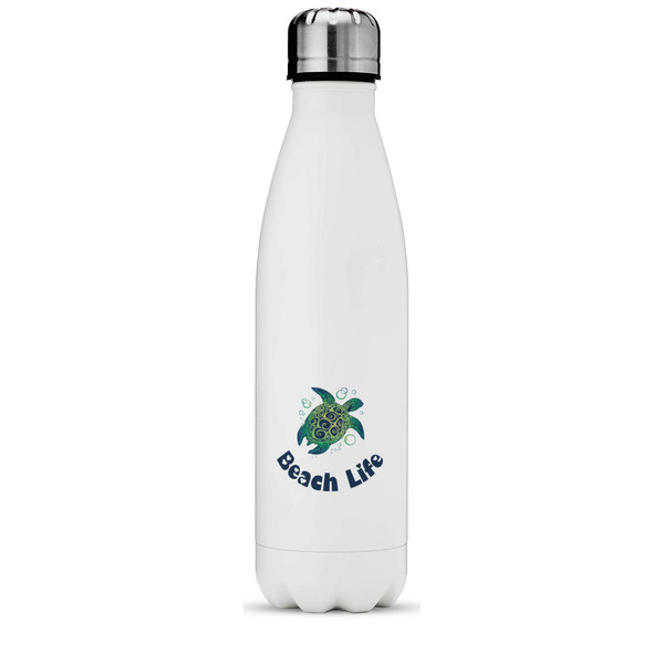 Custom Sea Turtles Water Bottle - 17 oz. - Stainless Steel - Full Color Printing