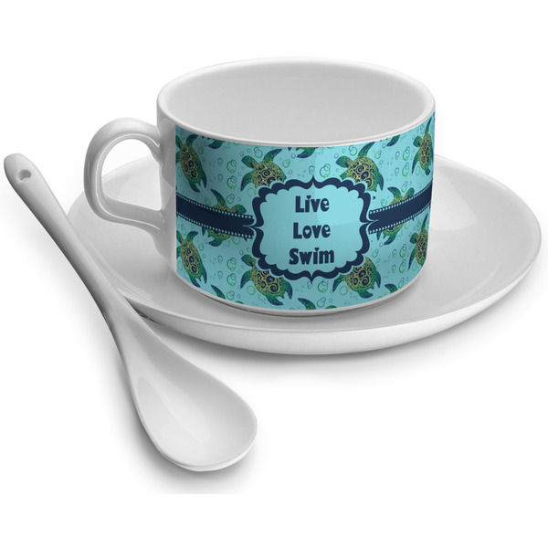 Custom Sea Turtles Tea Cup - Single (Personalized)