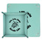 Sea Turtles Teal Faux Leather Valet Trays - PARENT MAIN