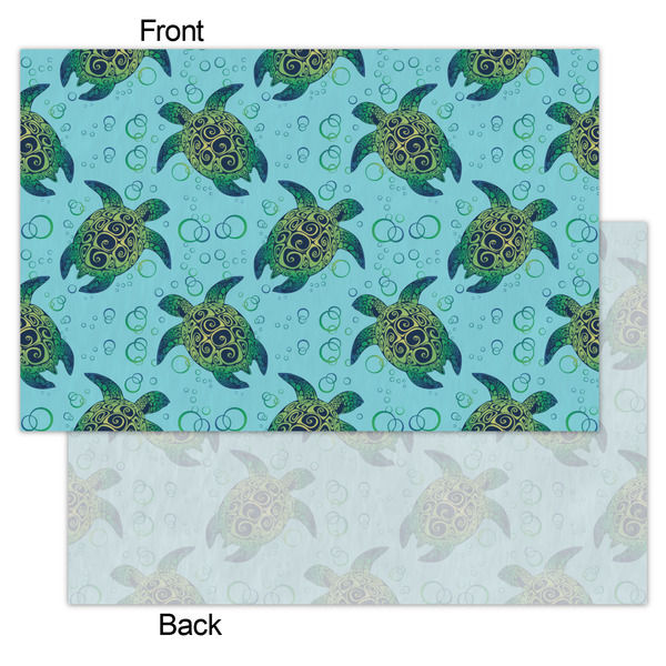 Sea Turtles Tissue Paper - Heavyweight - Small - Front & Back