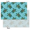 Sea Turtles Tissue Paper - Heavyweight - Small - Front & Back