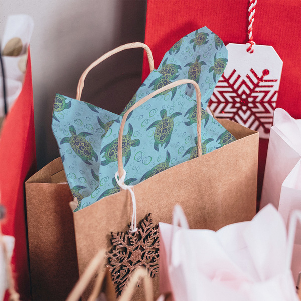 Sea Turtles Tissue Paper - In Gift Bag