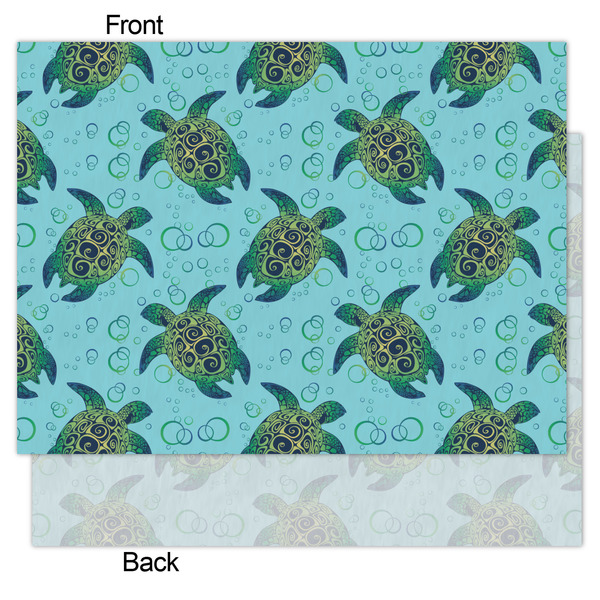 Sea Turtles Tissue Paper - Lightweight - Medium - Front & Back