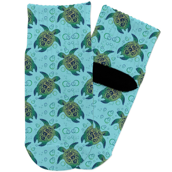 Custom Sea Turtles Toddler Ankle Socks