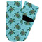 Sea Turtles Toddler Ankle Socks - Single Pair - Front and Back