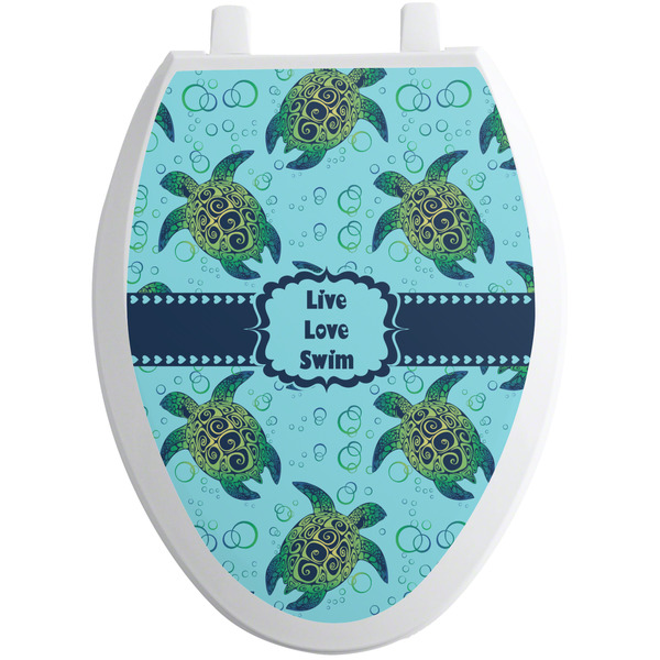 Sea Turtles Toilet Seat Decal Elongated