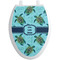 Sea Turtles Toilet Seat Decal - Elongated (Personalized)