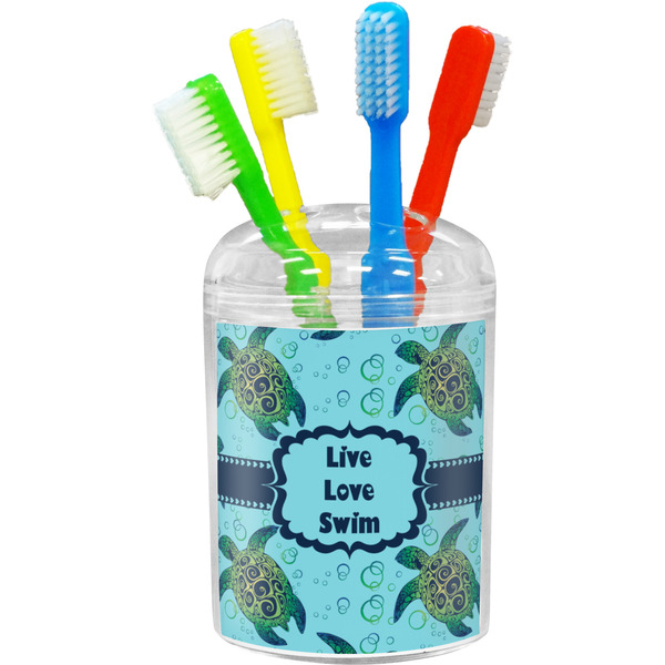 Custom Sea Turtles Toothbrush Holder (Personalized)