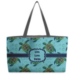 Sea Turtles Beach Totes Bag - w/ Black Handles