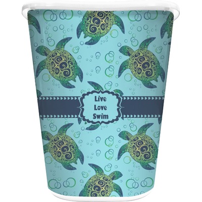 Custom Sea Turtles Waste Basket (Personalized)