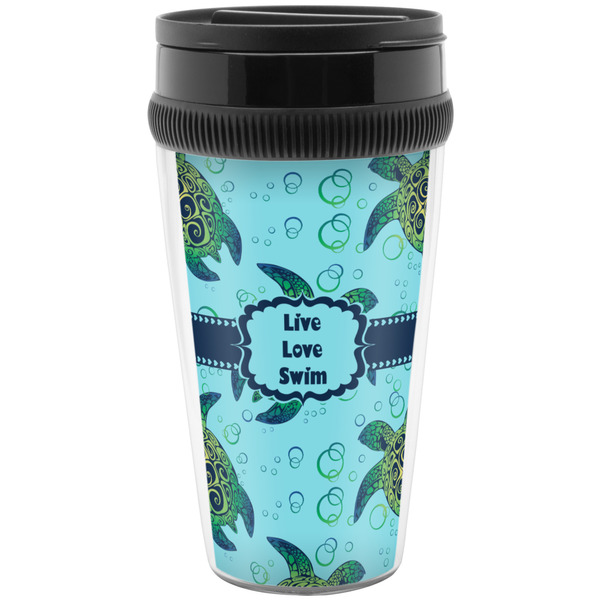 Custom Sea Turtles Acrylic Travel Mug without Handle (Personalized)
