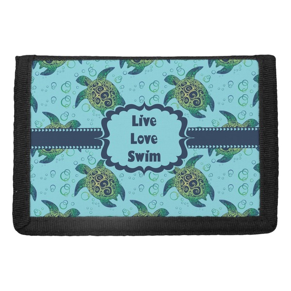 Custom Sea Turtles Trifold Wallet (Personalized)