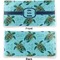 Sea Turtles Vinyl Check Book Cover - Front and Back