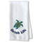 Sea Turtles Kitchen Towel - Waffle Weave - Partial Print