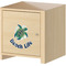 Sea Turtles Wall Graphic on Wooden Cabinet