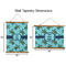 Sea Turtles Wall Hanging Tapestries - Parent/Sizing