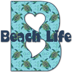 Sea Turtles Name & Initial Decal - Up to 18"x18"
