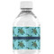 Sea Turtles Water Bottle Label - Back View