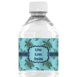 Sea Turtles Water Bottle Labels - Custom Sized
