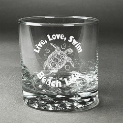 Sea Turtles Whiskey Glass - Engraved